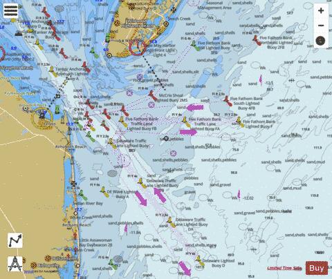 CAPE MAY TO FENWICK ISLAND Marine Chart - Nautical Charts App