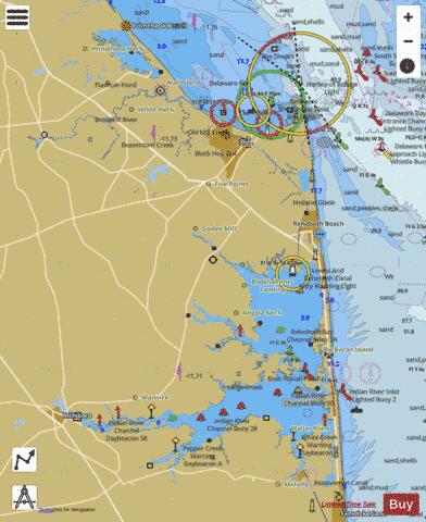 CAPE HENLOPEN TO INDIAN RIVER INLET Marine Chart - Nautical Charts App