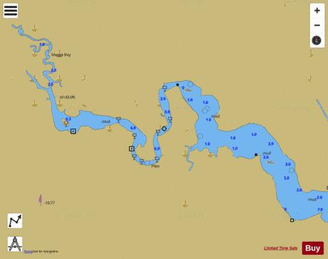 CONTINUATION OF PIANKATANK RIVER Marine Chart - Nautical Charts App