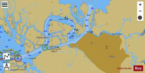CHESAPEAKE and DELAWARE CANAL SALEM RIVER EXTENSION Marine Chart - Nautical Charts App