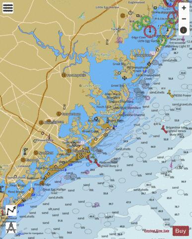 LITTLE EGG HARBOR TO CAPE MAY Marine Chart - Nautical Charts App