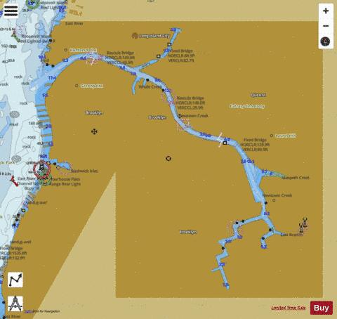 EAST RIVER NEWTOWN CREEK Marine Chart - Nautical Charts App