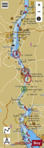 HUDSON RIVER N.Y.-WAPPINGER CREEK-LEFT PANEL Marine Chart - Nautical Charts App