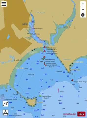 MILFORD INSET Marine Chart - Nautical Charts App