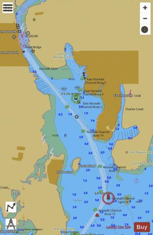 NORWALK HARBOR INSET 5 Marine Chart - Nautical Charts App