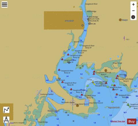 SAUGATUCK RIVER INSET 4 Marine Chart - Nautical Charts App