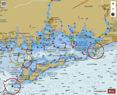 FISHERS ISLAND SOUND Marine Chart - Nautical Charts App