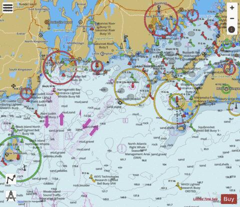 MARTHAS VINEYARD TO BLOCK ISLAND Marine Chart - Nautical Charts App