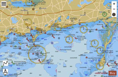 SOUTH COAST OF CAPE COD TO BUZZARDS BAY  MA Marine Chart - Nautical Charts App
