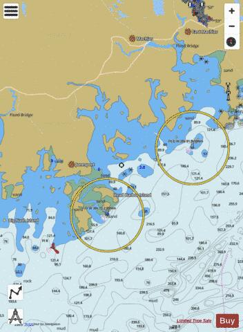 MACHIAS BAY TO TIBBETT NARROWS MAINE Marine Chart - Nautical Charts App
