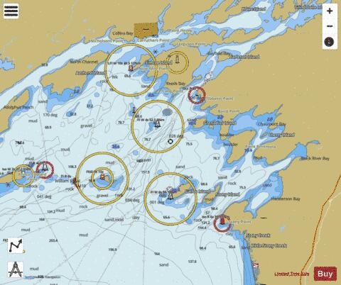 LAKE ONTARIO - CLAYTON TO FALSE DUCKS ISL Marine Chart - Nautical Charts App