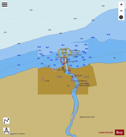 OLCOTT NEW YORK INSET Marine Chart - Nautical Charts App