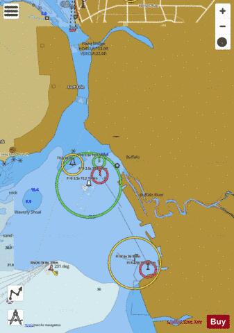 BUFFALO HARBOR NEW YORK Marine Chart - Nautical Charts App