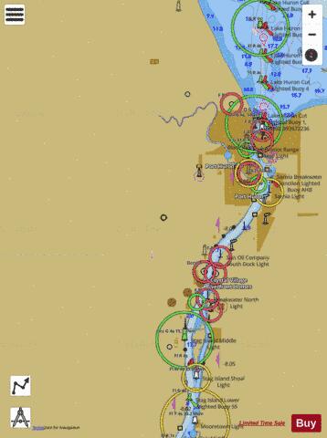 ST CLAIR RIVER MICHIGAN EXTENSION Marine Chart - Nautical Charts App