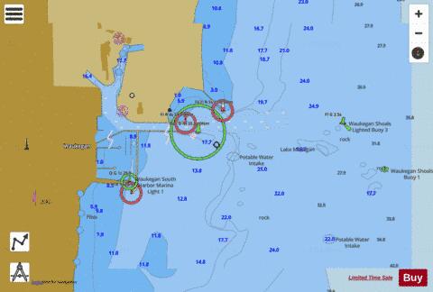 WAUKEGAN ILLINOIS Marine Chart - Nautical Charts App