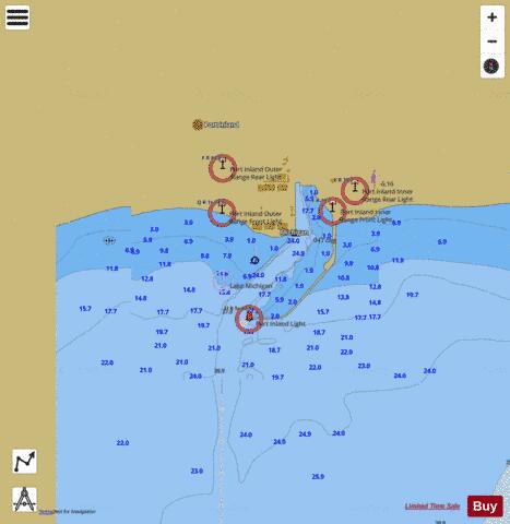 PORT INLAND MICHIGAN Marine Chart - Nautical Charts App