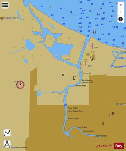 LAKE WINNEBAGO and FOX RIV PG 3 LEFT Marine Chart - Nautical Charts App