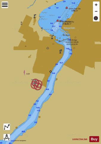 LAKE WINNEBAGO AND FOX RIVER PAGE 31 Marine Chart - Nautical Charts App