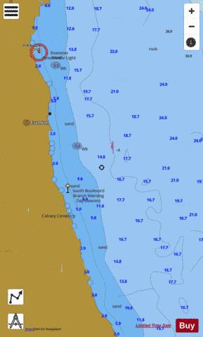 CHICAGO AND VICINITY PAGE 3 Marine Chart - Nautical Charts App