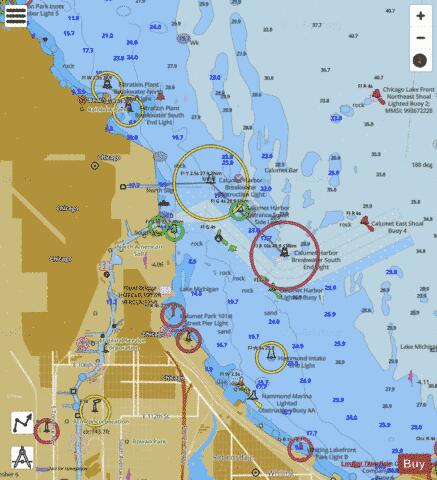 CHICAGO AND VICINITY PAGE 12 Marine Chart - Nautical Charts App