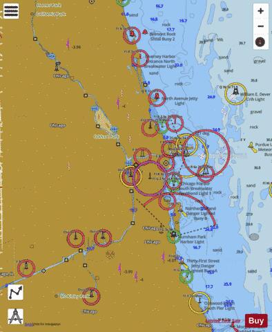CHICAGO HARBOR Marine Chart - Nautical Charts App