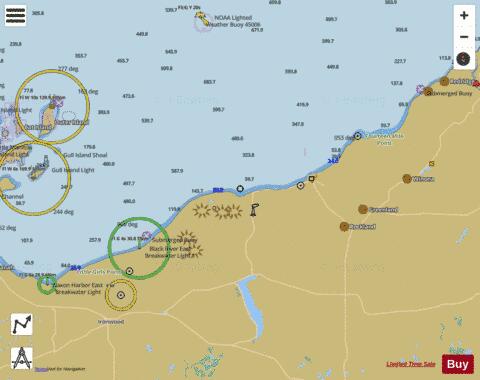 LAKE SUPERIOR REDRIDGE MICH TO SAXON HARBOR WIS Marine Chart - Nautical Charts App
