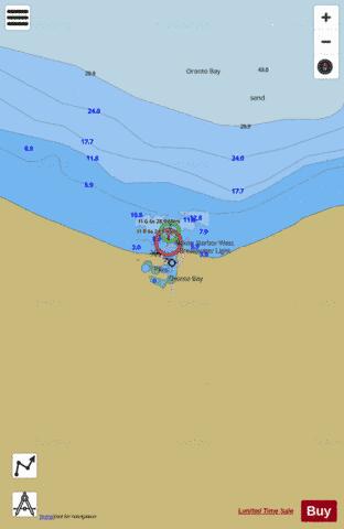 SAXON HARBOR WISCONSIN Marine Chart - Nautical Charts App