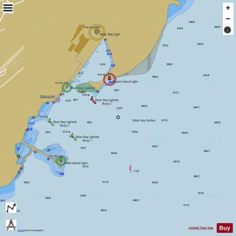 SILVER BAY MINNESOTA Marine Chart - Nautical Charts App