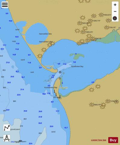 GOODNEWS BAY Marine Chart - Nautical Charts App