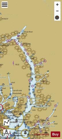 EASTERN PART OF BEHM CANAL Marine Chart - Nautical Charts App