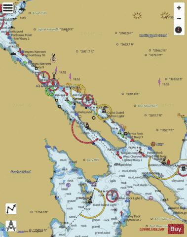 TONGASS NARROWS Marine Chart - Nautical Charts App