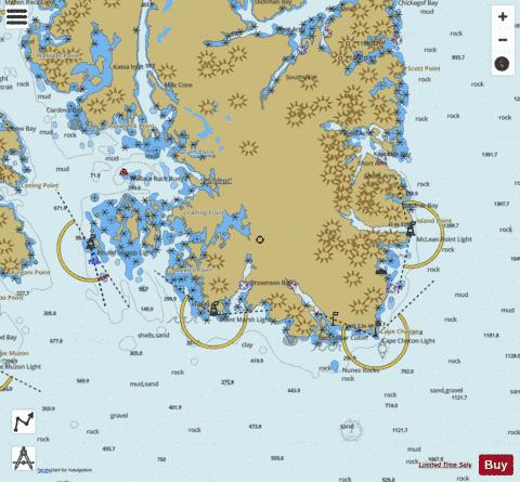PRINCE OF WALES ISLAND  KENDRICK BAY TO SHIPWRECK POINT Marine Chart - Nautical Charts App