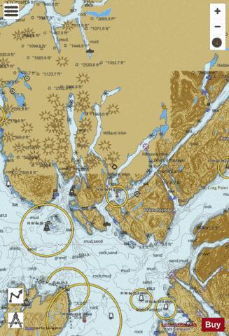 PORTLAND INLET TO NAKAT BAY Marine Chart - Nautical Charts App