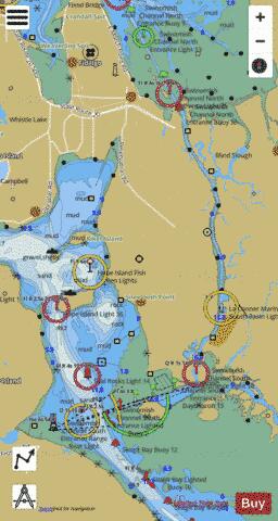 BELLINGHAM TO EVERRETT INC SAN JUAN ISLANDS  SWINOMISH CHANNEL Marine Chart - Nautical Charts App