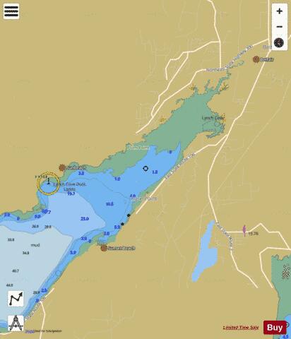 CONTINUATION OF HOOD CANAL Marine Chart - Nautical Charts App