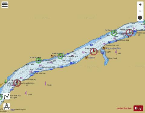 COLUMBIA RIV SUNDALE-HEPPNER JCT Marine Chart - Nautical Charts App