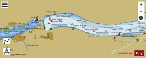 COLUMBIA RIV MCNARY DAM-JUNIPER Marine Chart - Nautical Charts App