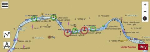 SNAKE RIVER LAKE BRYAN Marine Chart - Nautical Charts App