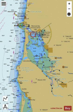 TILLAMOOK BAY Marine Chart - Nautical Charts App