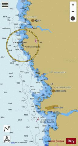ALBION TO CASPAR Marine Chart - Nautical Charts App