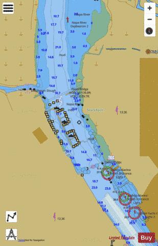 MARE ISLAND STRAIT INSET Marine Chart - Nautical Charts App