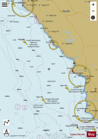 POINT CONCEPTION TO POINT SUR Marine Chart - Nautical Charts App
