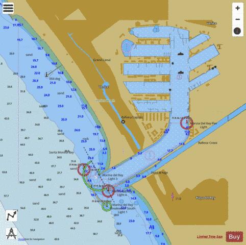 MARINA DEL REY Marine Chart - Nautical Charts App