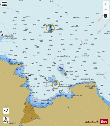 SANTA CATALINA ISLAND ISTHMUS COVE Marine Chart - Nautical Charts App