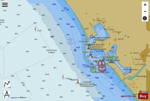 DEL MAR BOAT BASIN  CAMP JOSEPH H. PENDLETON  CALIFORNIA Marine Chart - Nautical Charts App