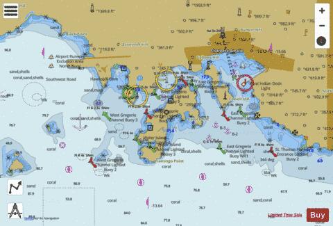 ST THOMAS HARBOR Marine Chart - Nautical Charts App