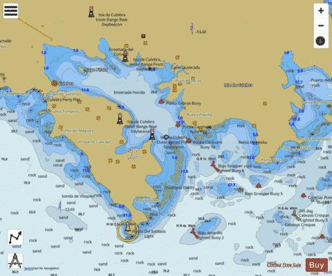 ENSENADA HONDA ISLA DE CULEBRA WEST INDIES Marine Chart - Nautical Charts App