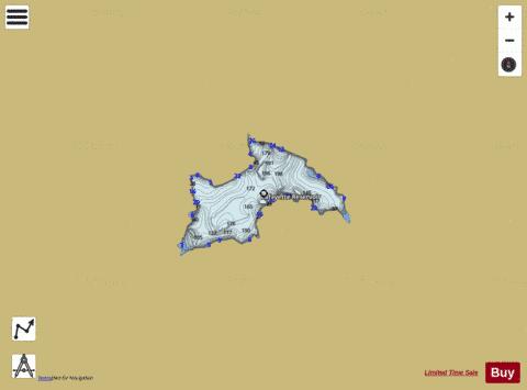 Lafayette Reservoir depth contour Map - i-Boating App