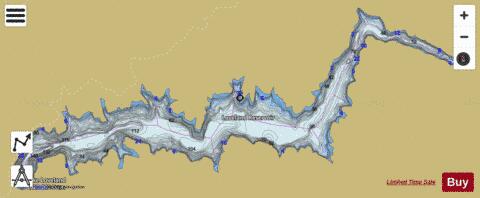 Lake Loveland depth contour Map - i-Boating App