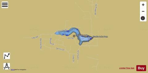 Eureka Lake depth contour Map - i-Boating App